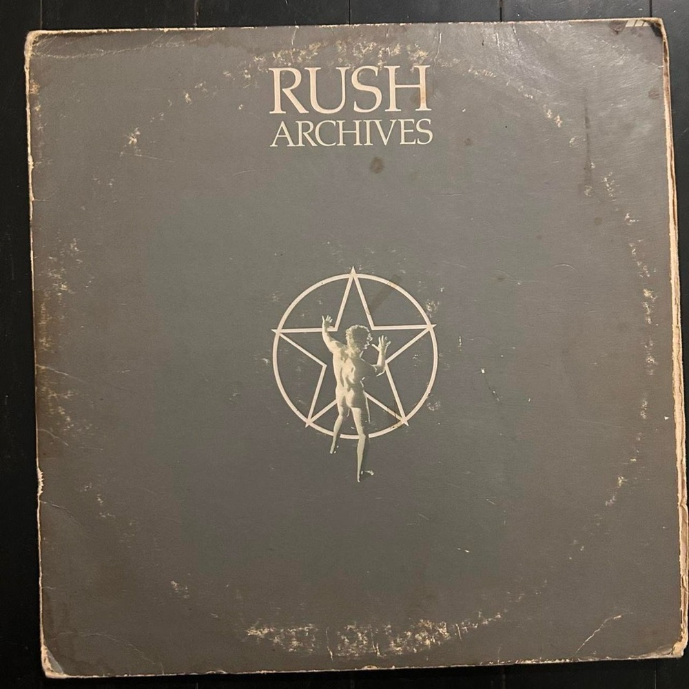 Rush Archives triple-LP vinyl album
Original cover and sleeves